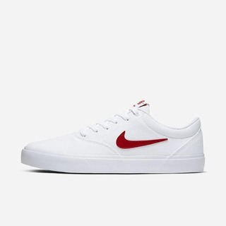 Adidasi Skate Nike SB Charge Panza Dama Albi Rosii | PVDH-23148